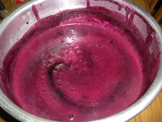 山ぶどうを食卓に6